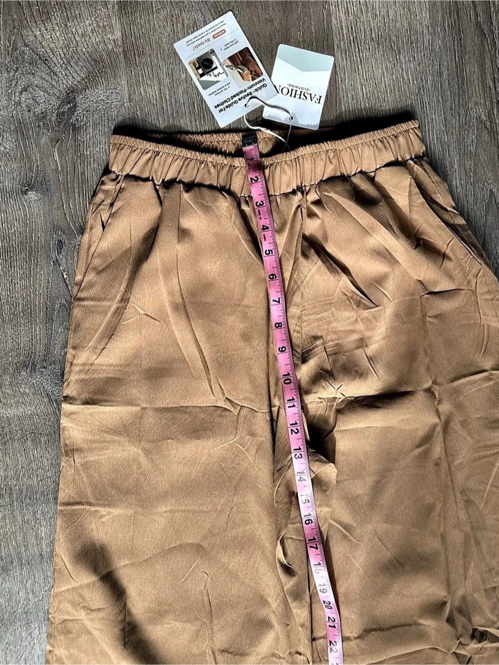 FASHON Wide Leg Printed Hem Pants NWT - Picture 5 of 11